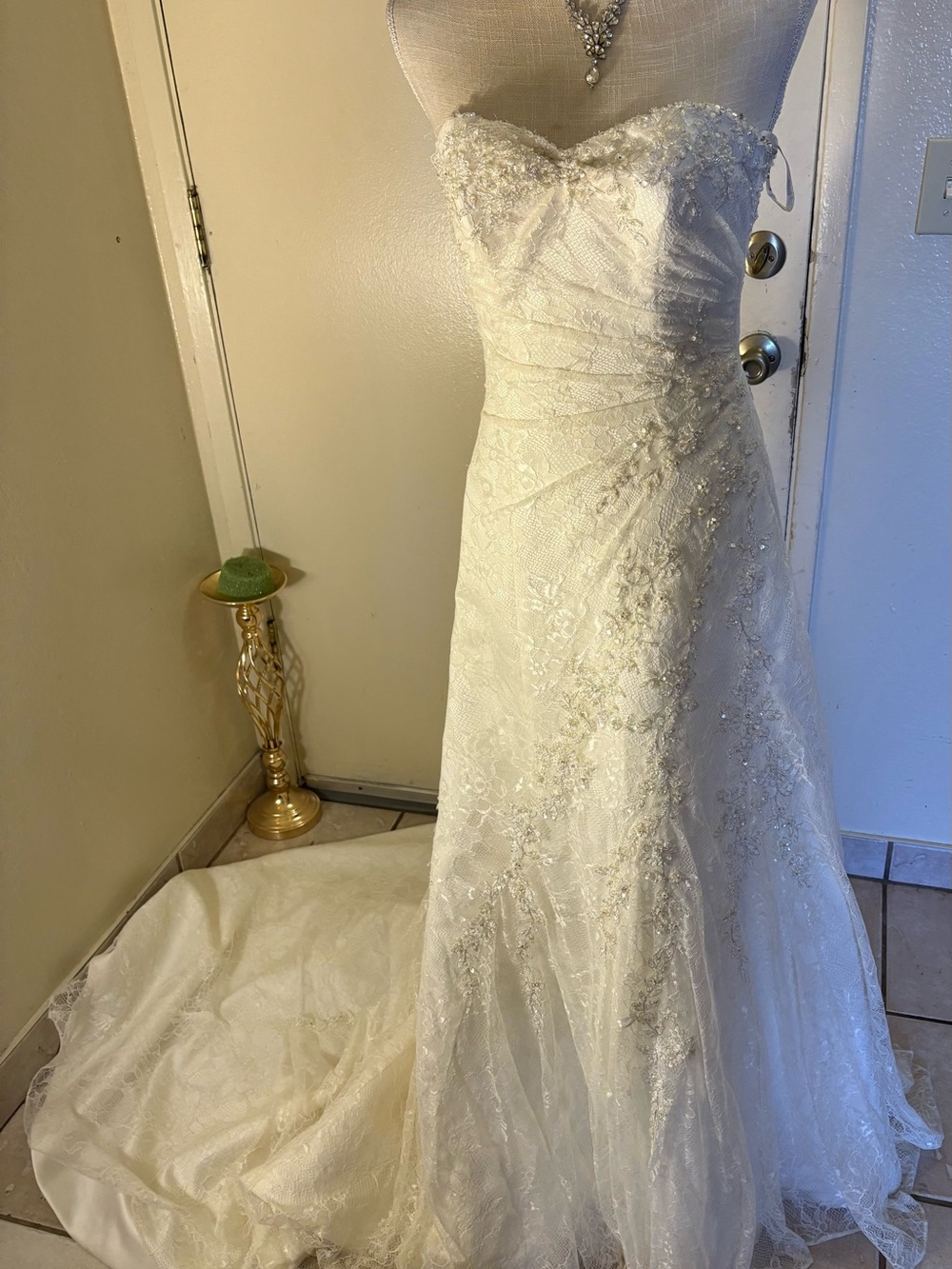 Maggie Sottero Satin Bridal Gown - Ivory